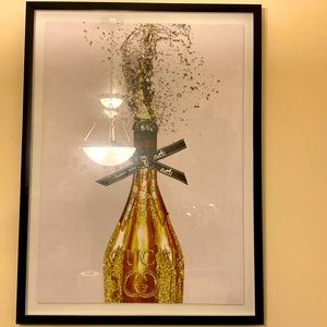 Gucci bottle picture frame